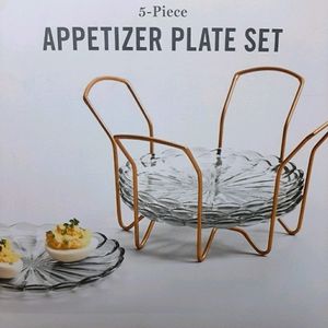 Martha Stewart 5pc appetizer plate set